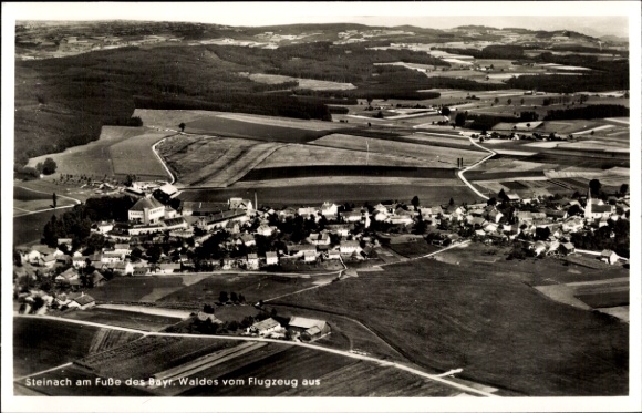 Ak Steinach in Niederbayern, Fliegeraufnahme