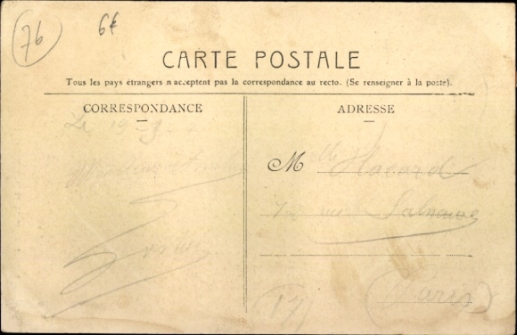 Postcard Veulettes sur Mer Seine Maritime, Chemin de la Plage, le Valion