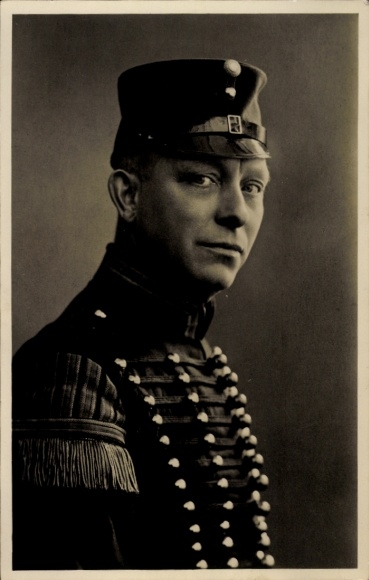 Foto Ak Hannoversche Garde-Husaren-Kapelle, Kapellmeister Harry Wildhagen