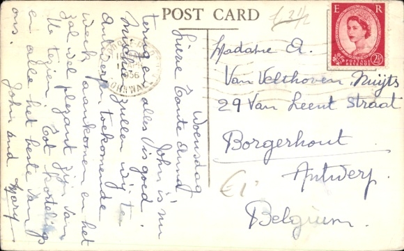 Postcard steamer MV Accra of the Elder Dempster Line
