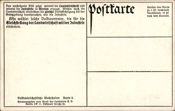 PC Deutsche Landwirtschaft, Deutsche Industrie, total production values from 1909, Kaiserreich