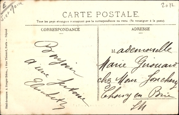 Judaika Postcard La Ferte sous Jouarre Seine et Marne, Synagogue