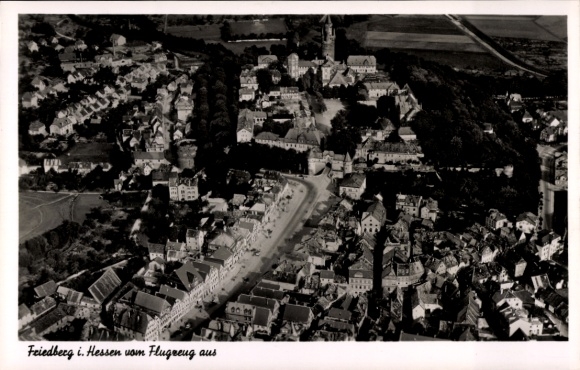Friedberg in Hesse, Friedberg i. Hesse, aerial photography, architecture
