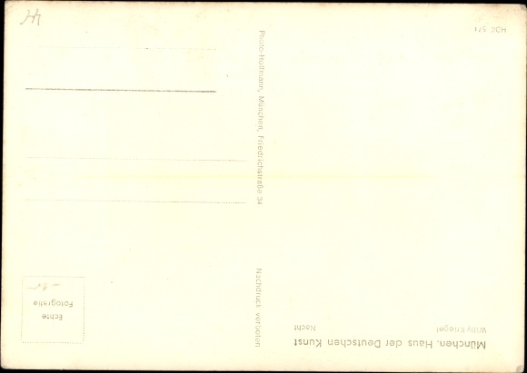 Artist PC Kriegel, W., night, HDK 574