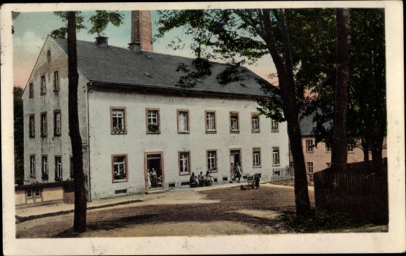 Ak Weißbach Langenweißbach in Saksen, kantine Weißbach