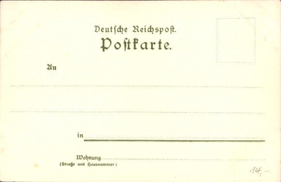 Postcard Karlsruhe in Baden, Residence Castle Garden, historical building, statue