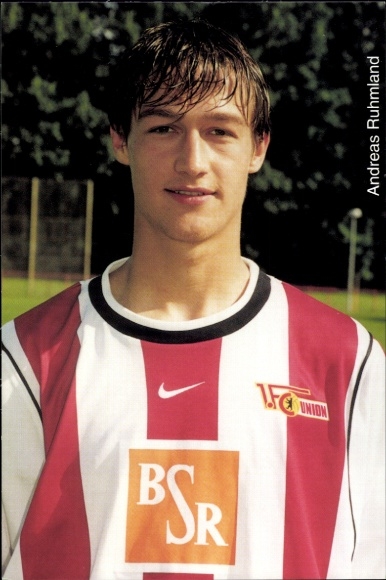 Autogrammkarte Fußballspieler Andreas Ruhmland, 1. FC Union Berlin, Portrait