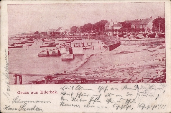 Ak Ellerbek in het district Pinneberg, algemeen uitzicht