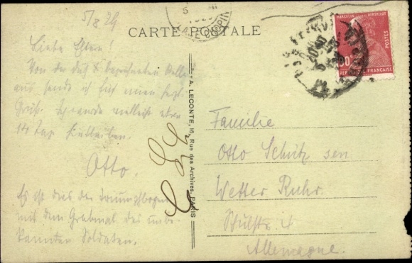 PC Paris I, Banque de France, Hotel de Toulouse, Rue Croix des Petits Champs, Arc de Triomphe, T