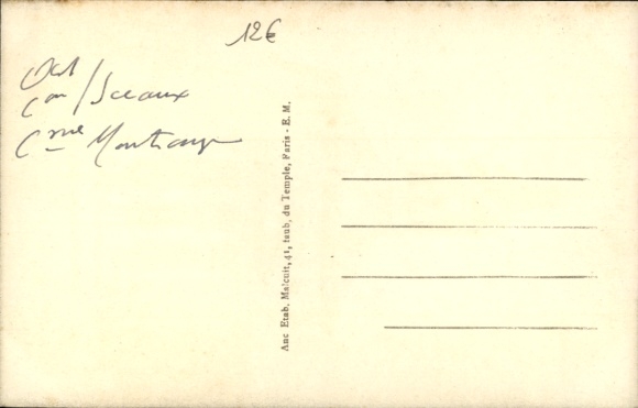 Postcard Montrouge Hauts de Seine, Center administratif EM