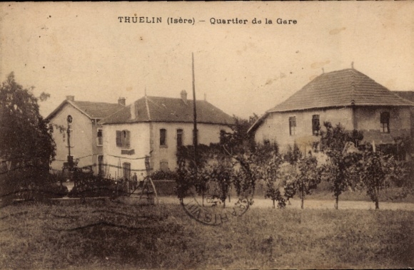 CPA Thuelin Isère, Quartier de la Gare