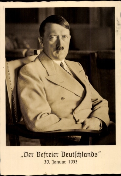 KP Führer i kanclerz Rzeszy Adolf Hitler w swoim domu w Obersalzbergu, wyzwoliciel Niemiec