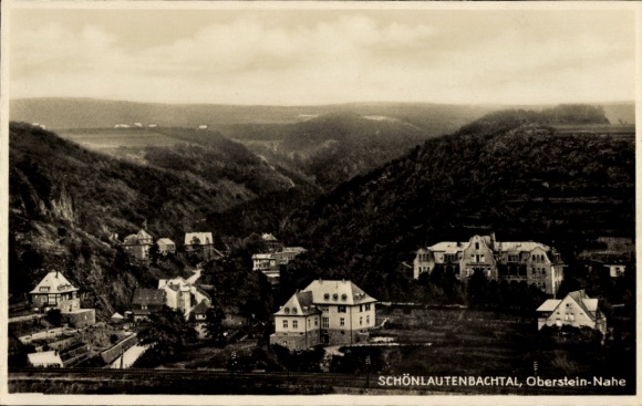 Postcard Schönlautenbach Idar Oberstein an der Nahe, Panorama, Schönlautenbachtal