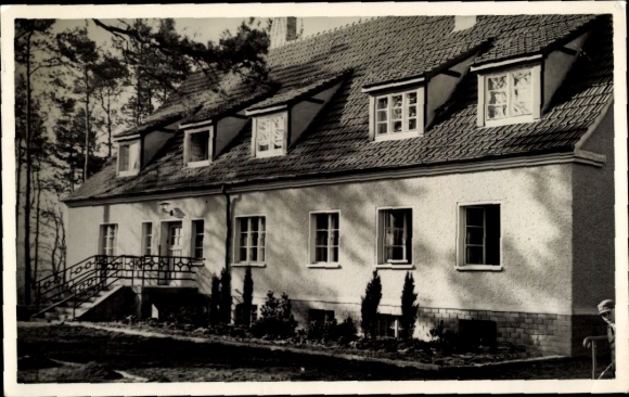Postcard Lobetal Bernau near Berlin, Hoffnungstal Colony, new hospital