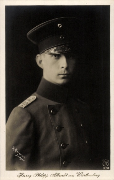 Ak Herzog Philipp Albrecht von Württemberg, Porträt