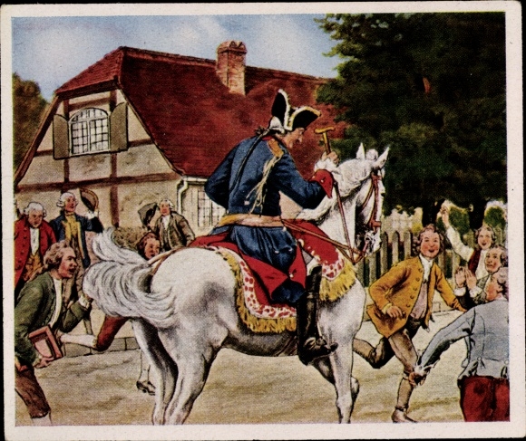 Collective picture pictures of German history, Röchling, Frederick the Great and Potsdam school youth