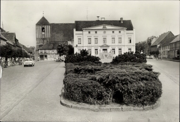 Ak Wusterhausen an der Dosse Prignitz, Stadtkirche Sankt Peter und Paul