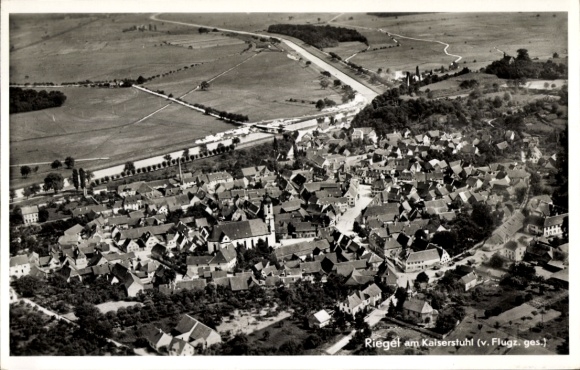KP Riegel am Kaiserstuhl, zdjęcie lotnicze