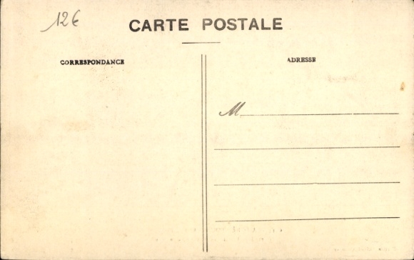 Postcard La Forêt Fouesnant Finistère, portal of the old abbey, Le Menhir