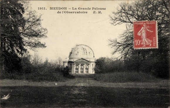 Postcard Meudon Hauts de Seine, Observatory
