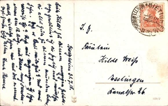 Artist Postcard Engelhard, POE, When he came back, sailor with girl in traditional costume, SMS Möwe