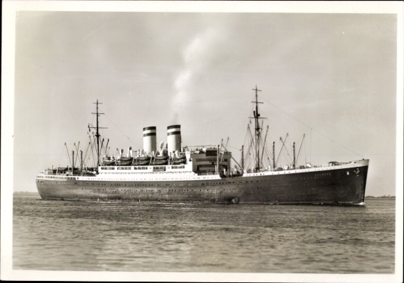 Postcard Express steamer Hamburg, HAPAG, steamship
