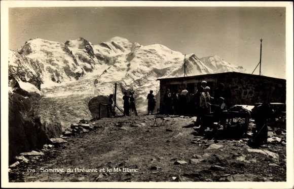 Postcard Mont Blanc Haute Savoie, Summit of Brevent