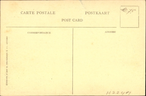 Ak Liner SS Elisabethville, luxe cabine, Belgian Line