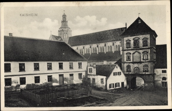 Postcard Kaisheim in Swabia Bavaria, monastery