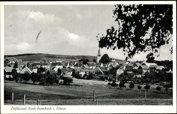 Postcard Kirch-Brombach Fürth im Odenwald, general view