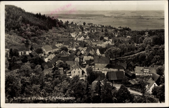 PC Wirsberg in the Fichtelgebirge, place, bird&#39;s eye view