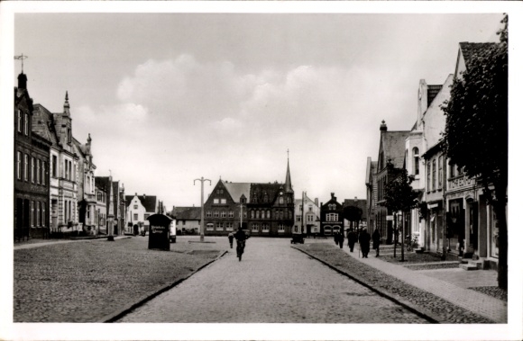 Postcard Bredstedt in Holstein Nordfriesland, market