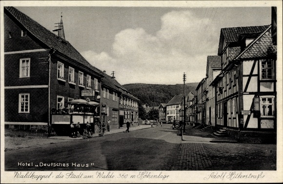 KP Waldkappel Hessen, Hotel Deutsches Haus, Adolf Hitler Strasse