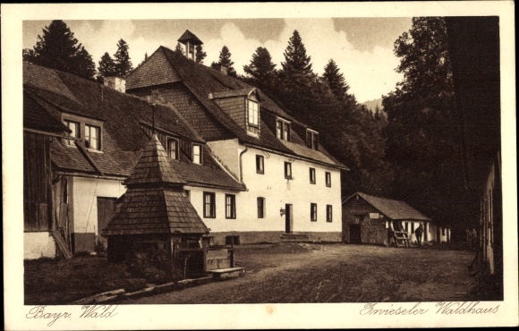 Postcard Zwieslerwaldhaus Zwieseler Waldhaus Lindberg in the Bavarian Forest, Gasthaus Waldhaus