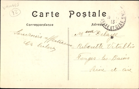 Postcard Vanves Hauts de Seine, Lycee Michelet, The Little Soldier