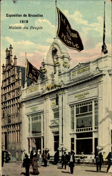 KP Bruksela, Wystawa Światowa 1910, Maison du Peuple, Dom Ludowy