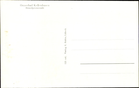Postcard Kellenhausen in Holstein, beach promenade, people play badminton