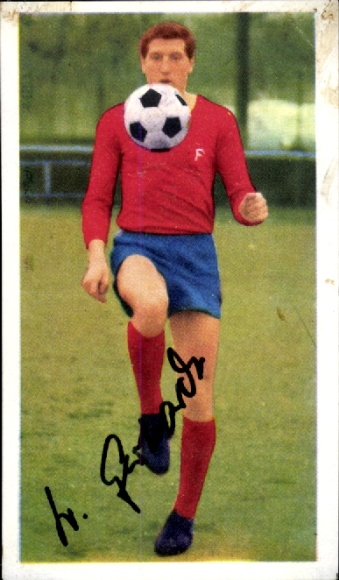 Obraz kolekcjonerski Asy Bundesligi 1966/1967, zdjęcie nr 70, Waldemar Gerhardt, Fortuna Düsseldorf
