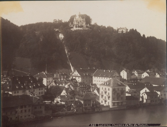 Photo Lucerne Lucerne City Switzerland, Chemin de fer du Gütsch