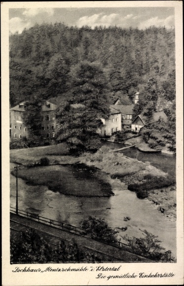 Ak Elsterberg im Vogtland, Lochhaus, Rentzschmühle