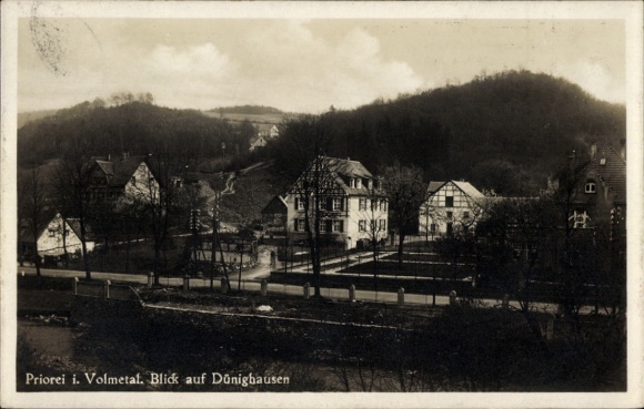 Ak Priorei Hagen in Westfalen, Blick auf Dünighausen, Restaurant