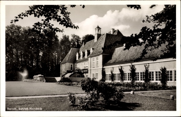 Ak Berum Hage Ostfriesland, Schloss Nordeck