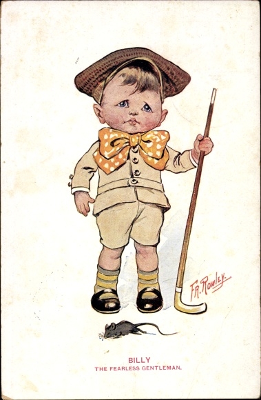 Artist Postcard Rowley, Fr., Billy, The Fearless Gentleman