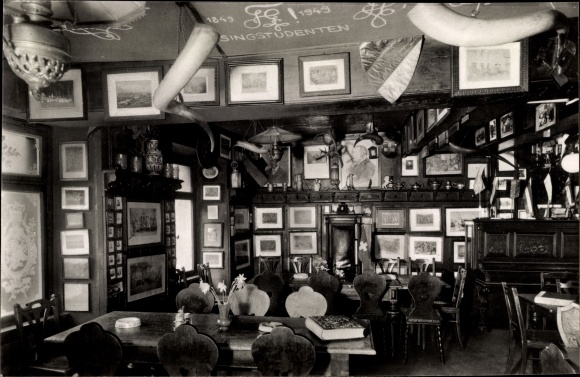PC Heidelberg am Neckar, inn at the red ox, interior view