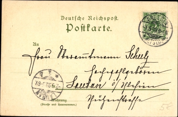 Kunstenaar litho Kley, Heinrich, Meissen in Saksen, Albrechtsburg