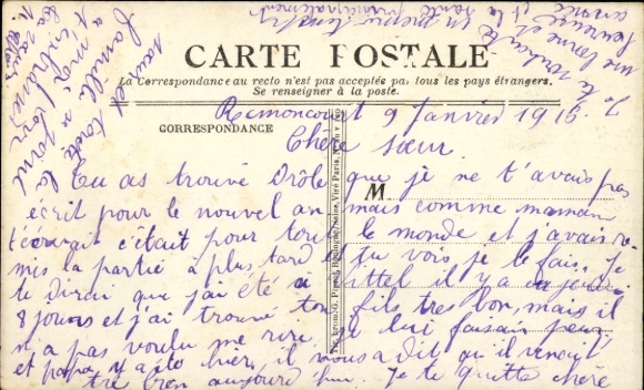 Postcard Jeanne d'Arc in armor, shield, coat of arms, sword