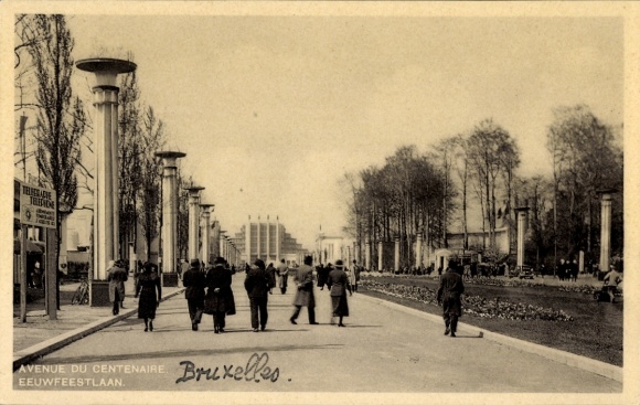 KP Bruxelles Bruksela, Wystawa 1935, Wystawa światowa, Avenue du Centenaire