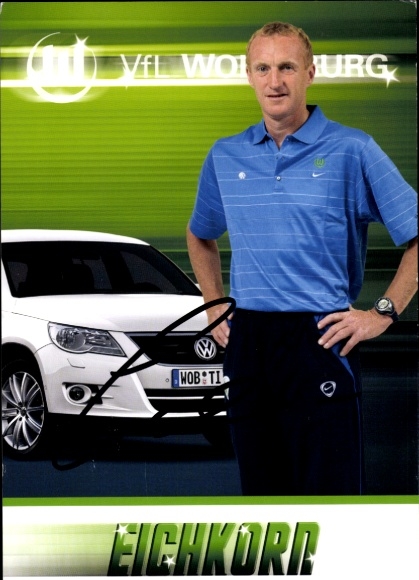 Autogrammkarte Co Trainer Josef Seppo Eichkorn, VfL Wolfsburg, Autogramm