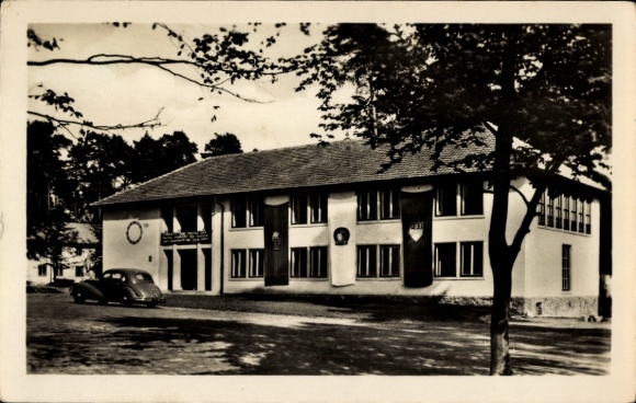 Postcard Altenhof Schorfheide on Lake Werbellin, Pioneer Republic Wilhelm Pieck