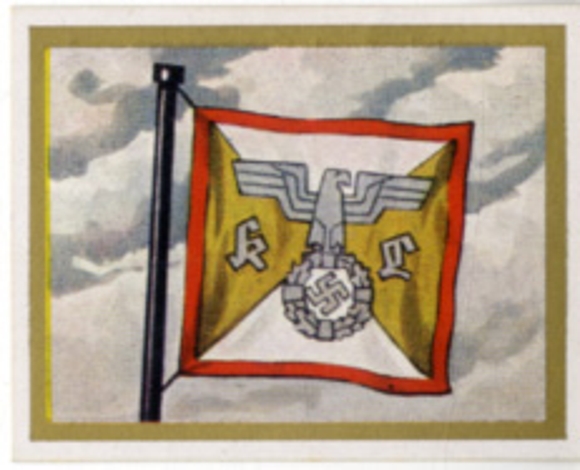 Collection picture III. Reich flags and standards No. 7, Book 1, flag of the district leaders of the NSDAP